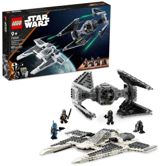 Ships Dec 4 Retired | LEGO Star Wars The Mandalorian Fang Fighter  | 75348 - Picture 1 of 10